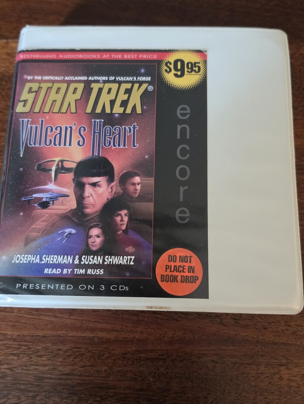Star Trek Vulcan's Heart By Josepha Sherman & Susan Shwartz Audiobook 3 CDs
